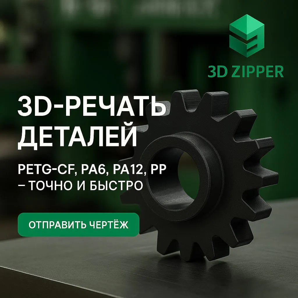 Печать металлом, шестерни